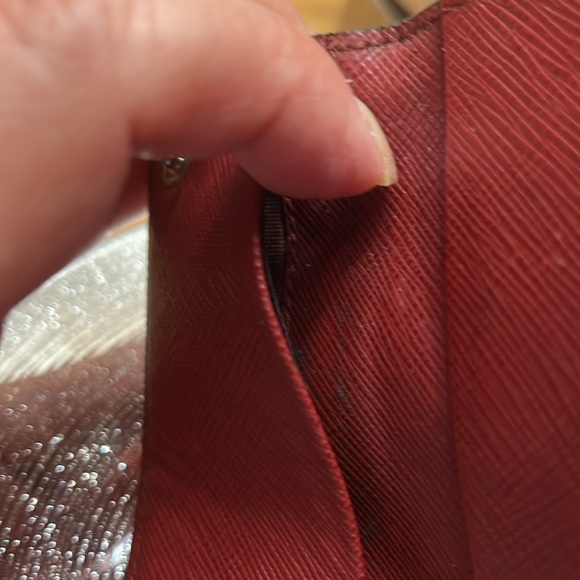 Prada Burgundy Leather Key Case / Card Holder - Picture 8 of 9